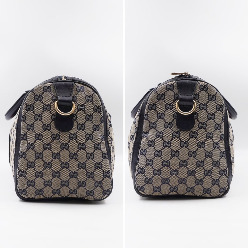 ❌️❌️SOLD❌️❌️BK23 💖 GUCCI GG Monogram Vintage Web Boston - Picture 8 of 16